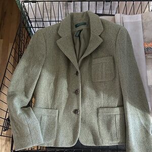 Ralph Lauren green tweed Jacket